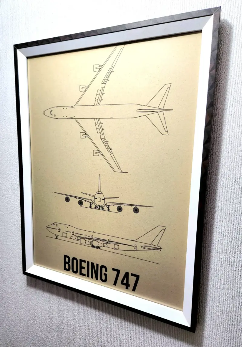 Cuadro de aviones enmarcado - 5