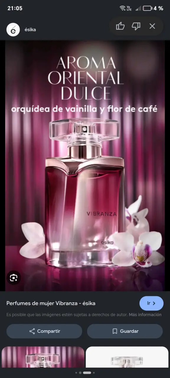 Perfume Ésika Vibranza