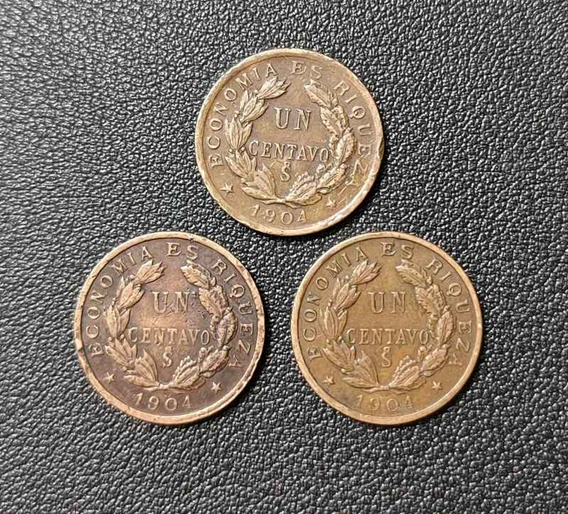 Monedas Chile 1 centavo 1904 - 1
