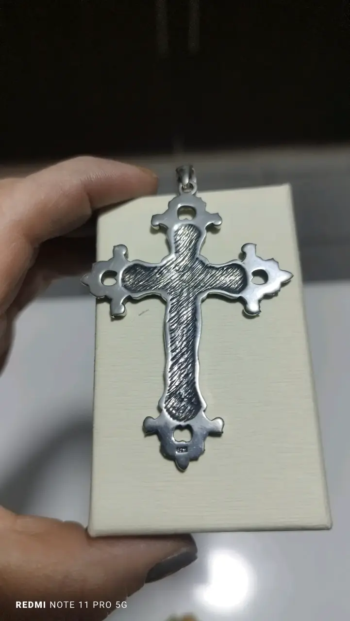 Collar con cruz de plata 925 - 2