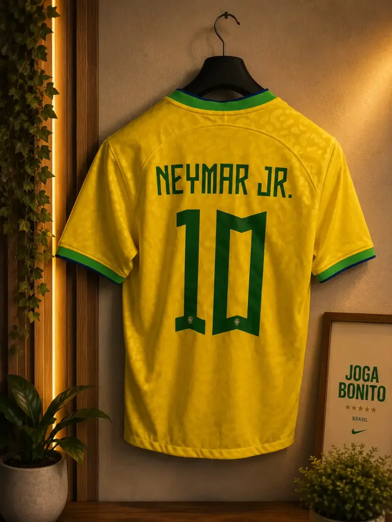 Camiseta amarilla Neymar Jr. - 1