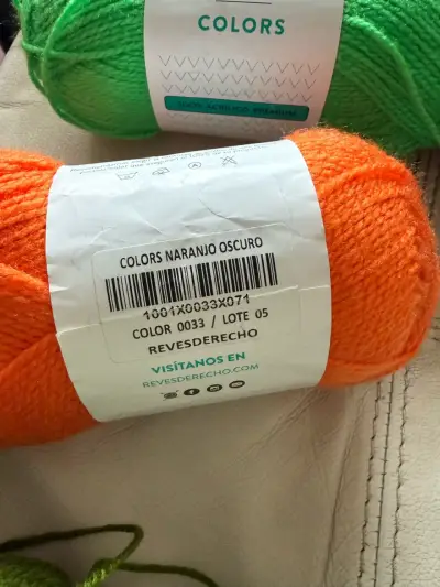 Lote de lana colores variados - miniatura 4