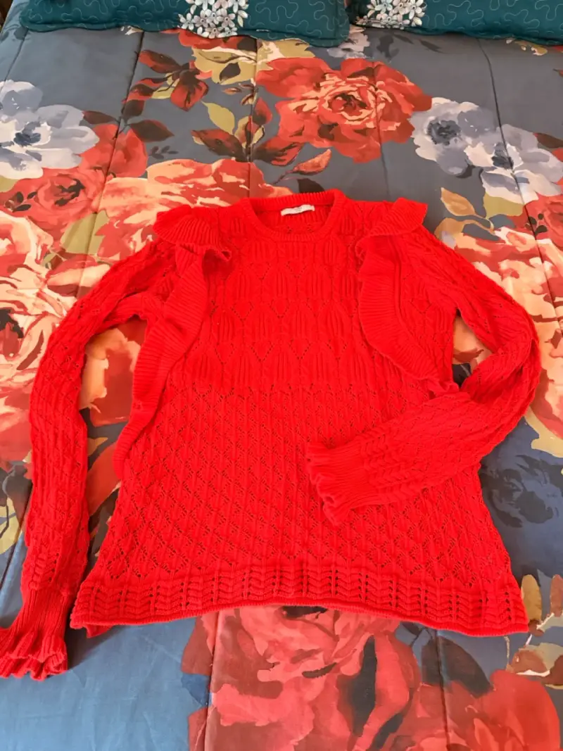 Blusa a cuadros manga larga - 5