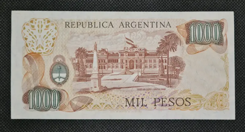 Billete Argentina 1000 pesos 1981 UNC - 2