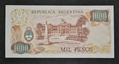 Billete Argentina 1000 pesos 1981 UNC - miniatura 2
