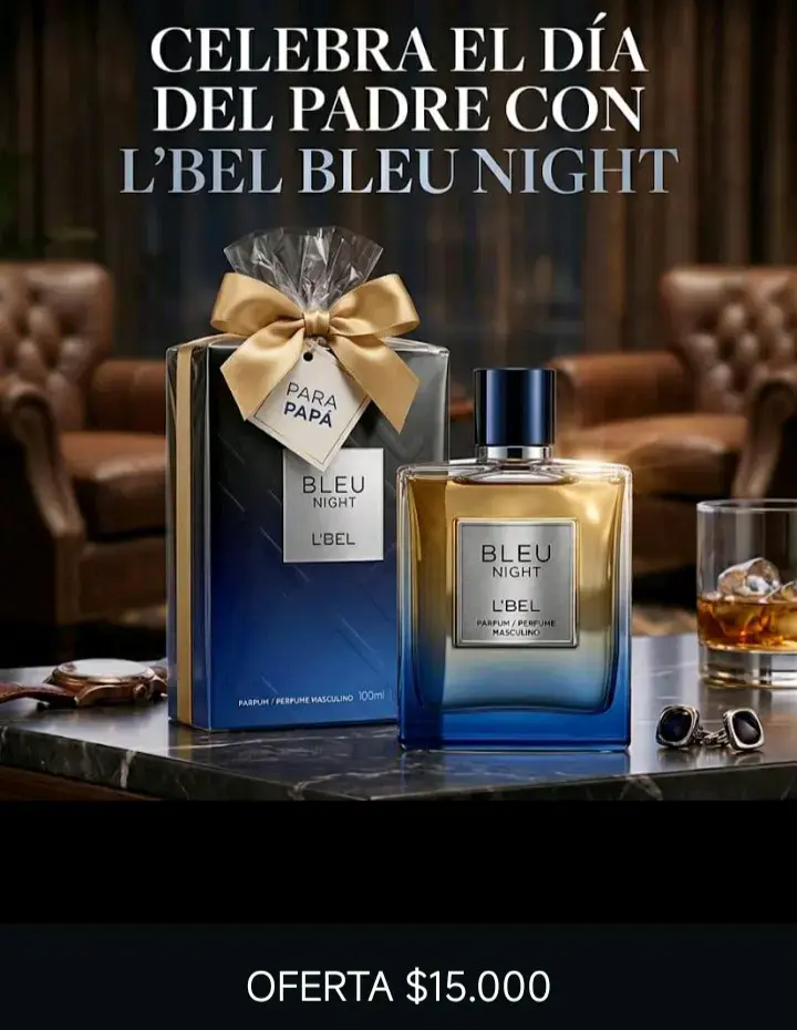 Perfume masculino L'Bel Bleu Night