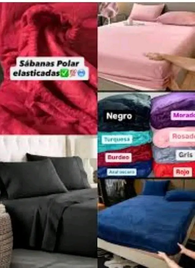 Sabanas polar color rojo - 2