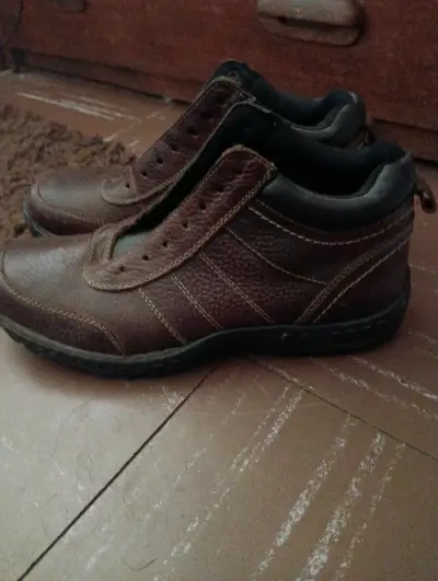 Zapatos de cuero café - miniatura 2