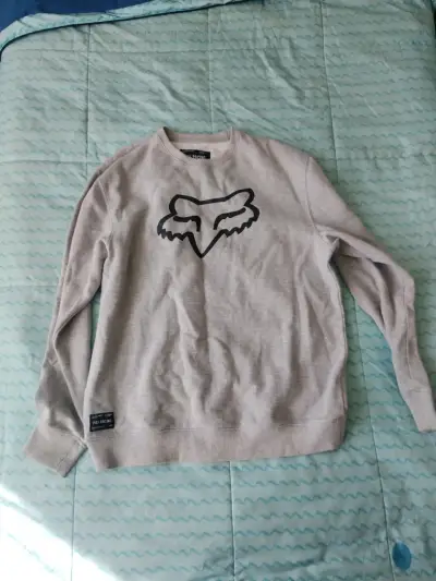 Polerón gris con logo Fox - miniatura 1
