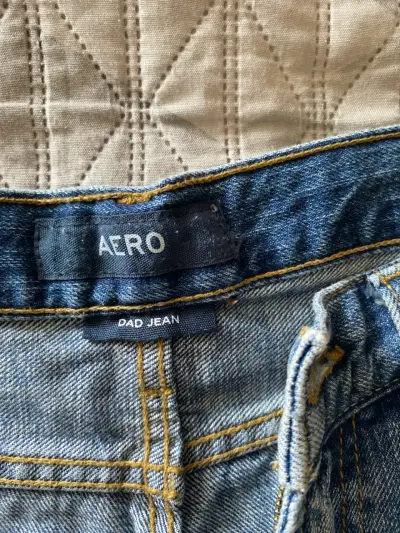 Jeans rasgados azules unisex - miniatura 2
