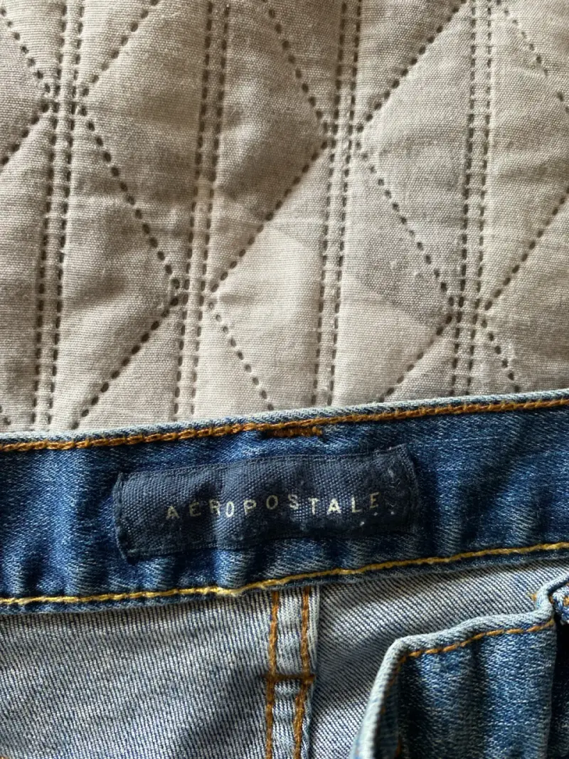 Jeans rasgados azules unisex - 2