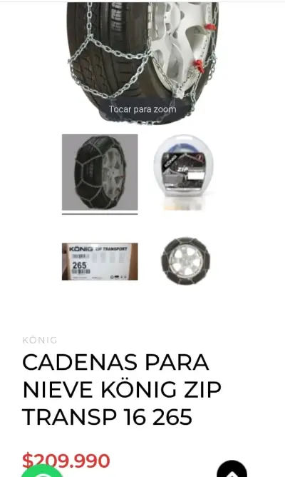 Cadenas de nieve König Zip - miniatura 4