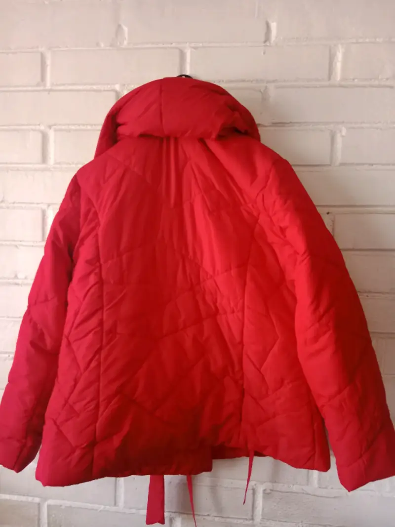 Chaqueta acolchada roja mujer - 2