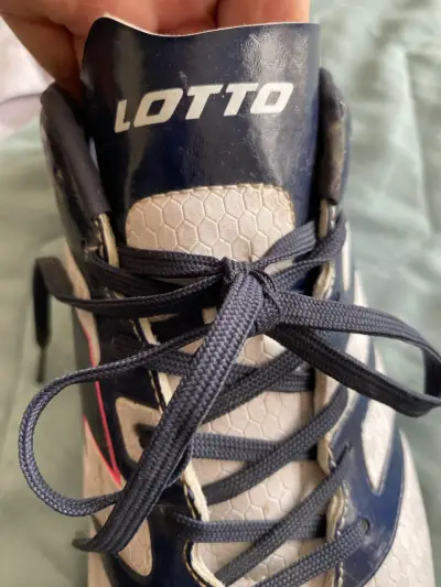 Botines deportivos blanco y azul - miniatura 3