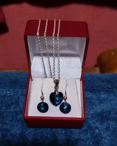 Joyas de plata 925 cristal europeo - miniatura 1