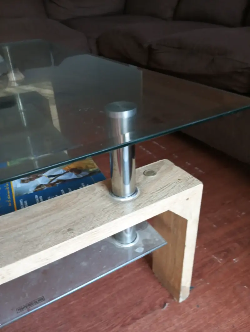 Mesa de centro de vidrio moderna - 6