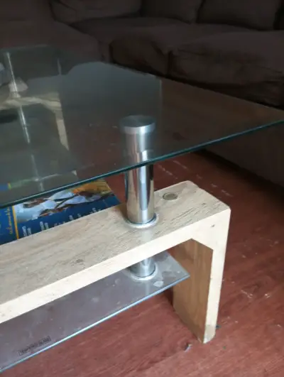 Mesa de centro de vidrio moderna - miniatura 6