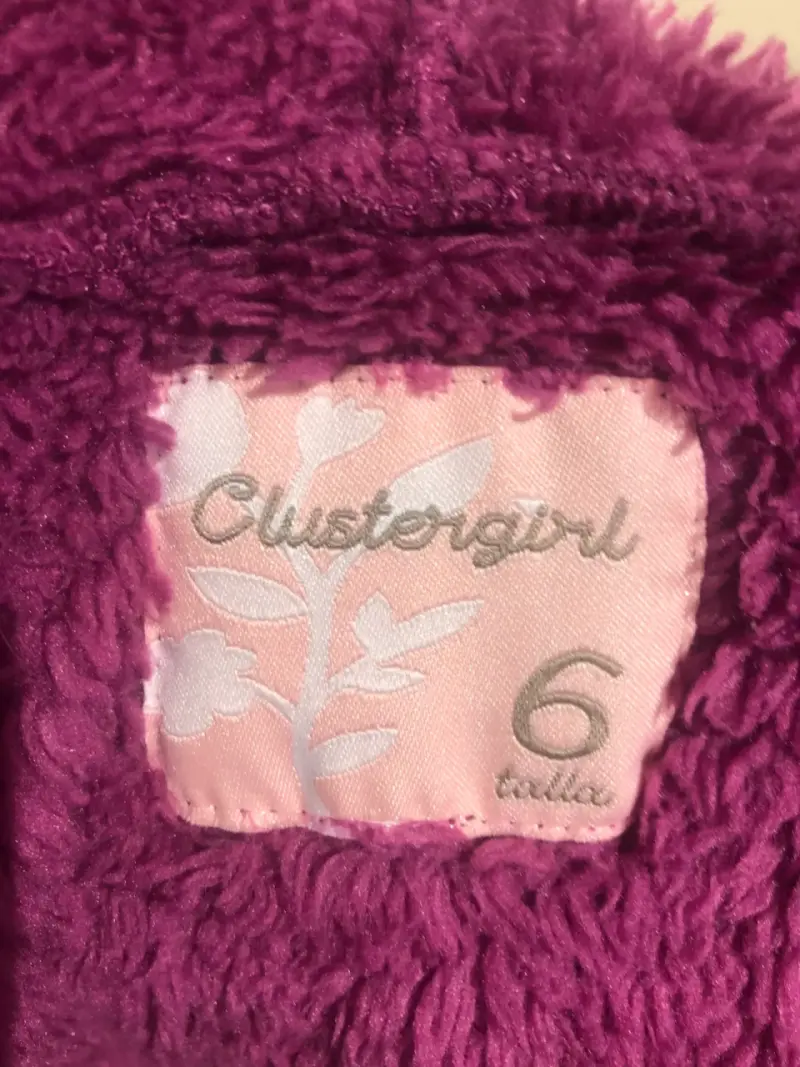 Chaleco sin mangas púrpura talla 6 - 3