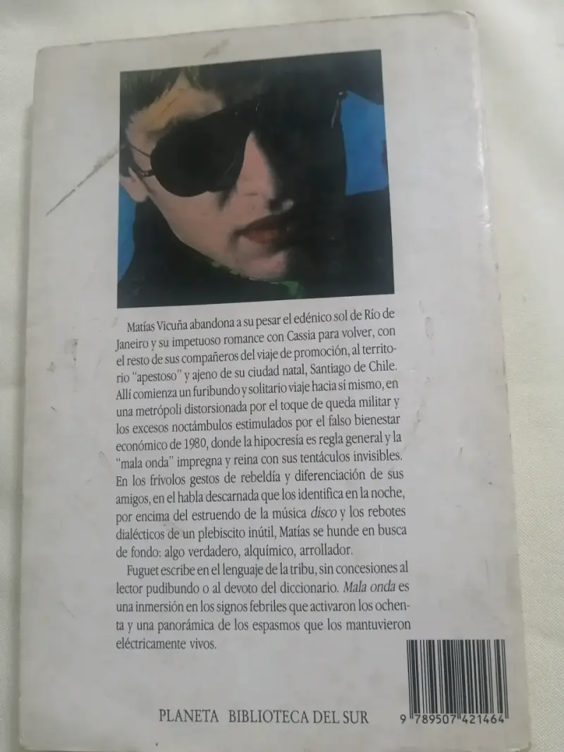 Libro Mala Onda - Alberto Fuguet - 2