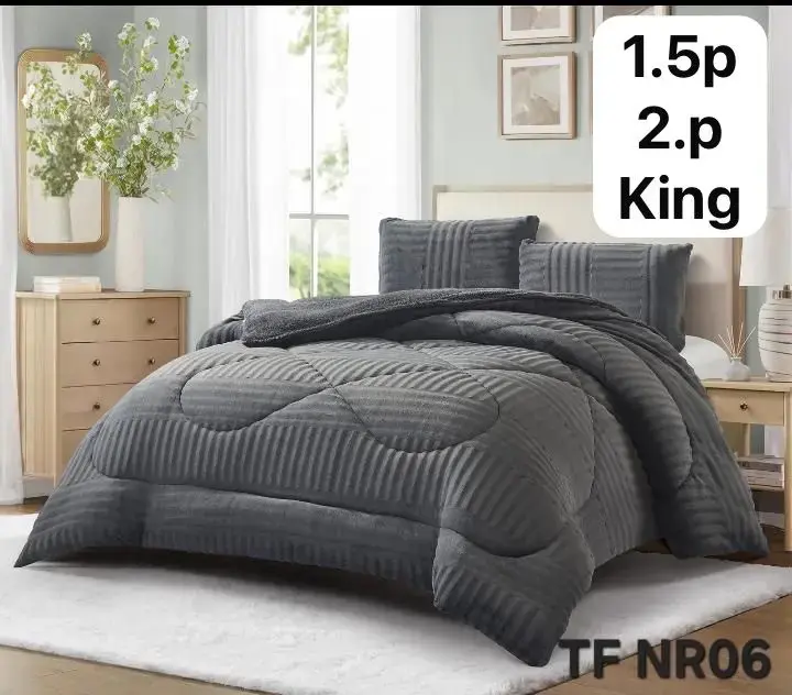 Cobertor King rosa 2 piezas - 4