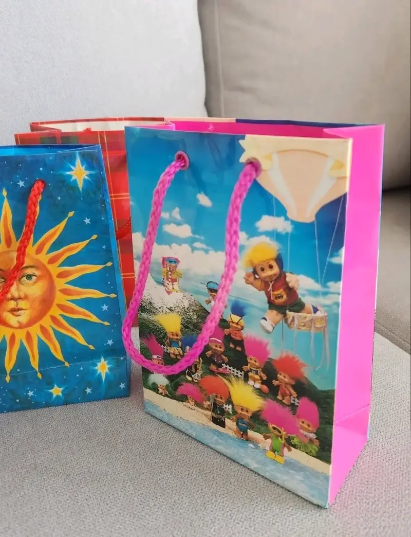 Set de bolsas de regalo años 90 - 3