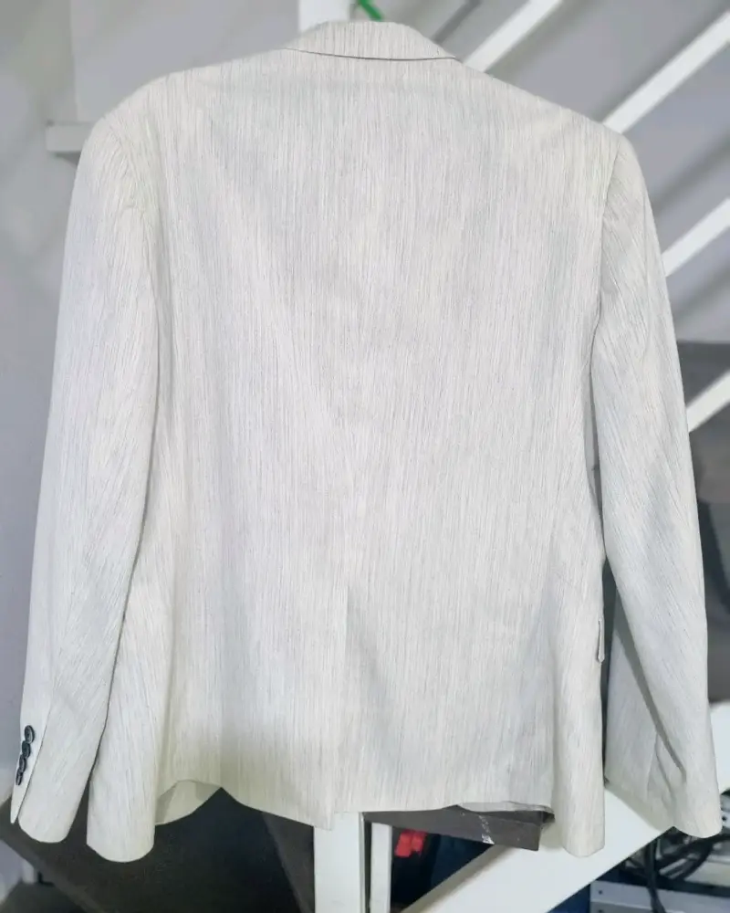 Vestón Beige T.48 Basement Skinny Fit - 2