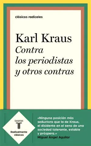Libro 'Contra los periodistas' de Karl Kraus - 1