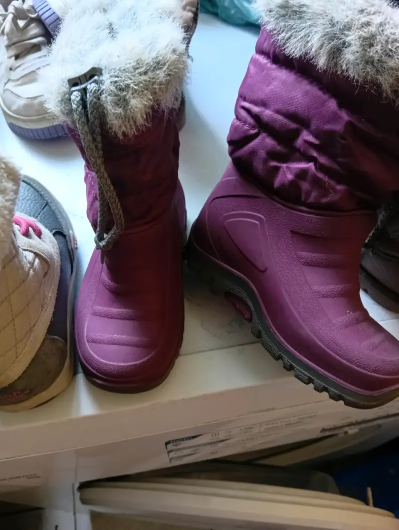 Botas de invierno burdeo - 2