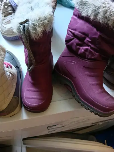 Botas de invierno burdeo - miniatura 2