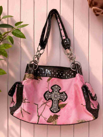 Cartera estilo y2k Realtree con sus logos - miniatura 1