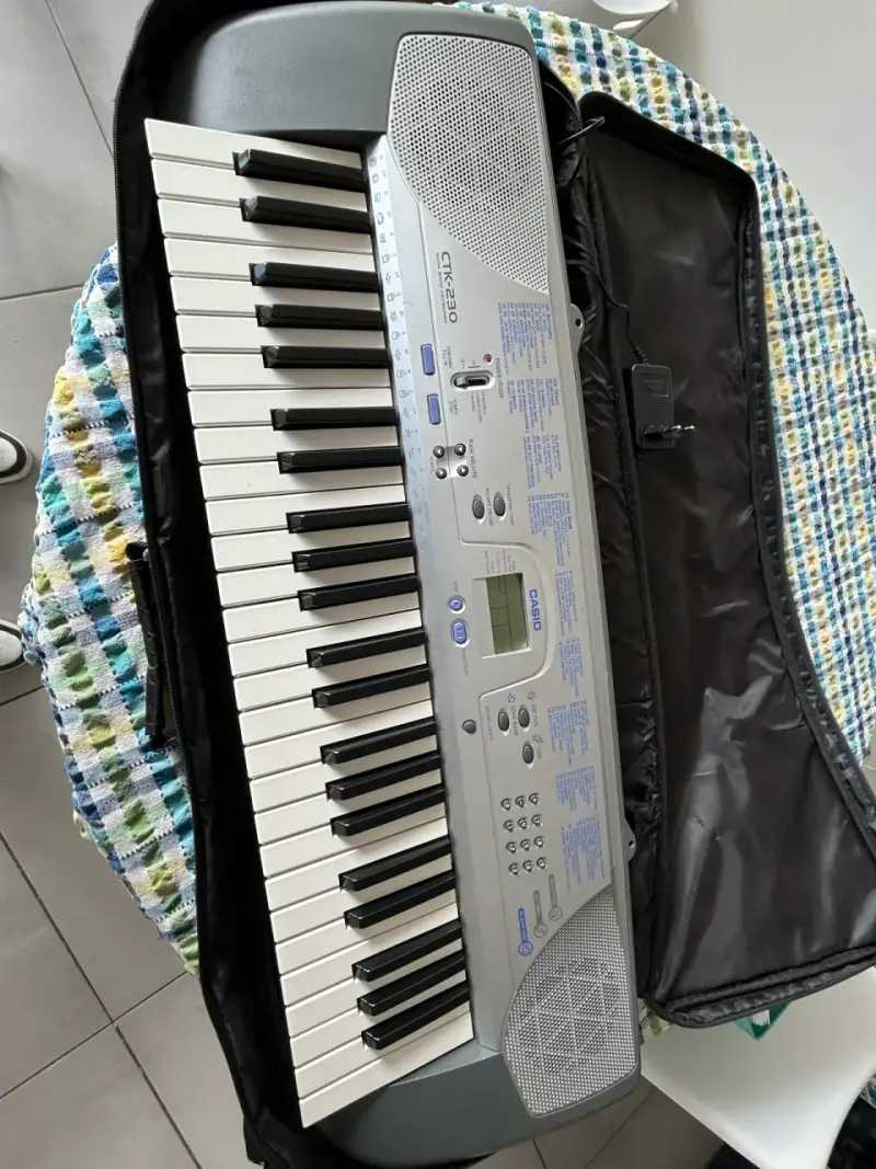Teclado Casio CTK-230 con funda