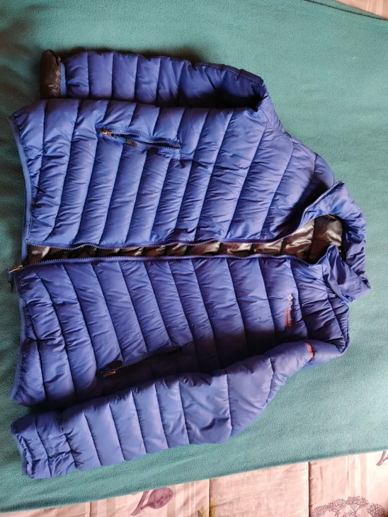 Chaqueta acolchada azul - 1