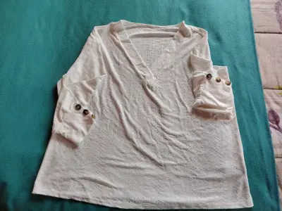 Polera multicolor geométrica - miniatura 2