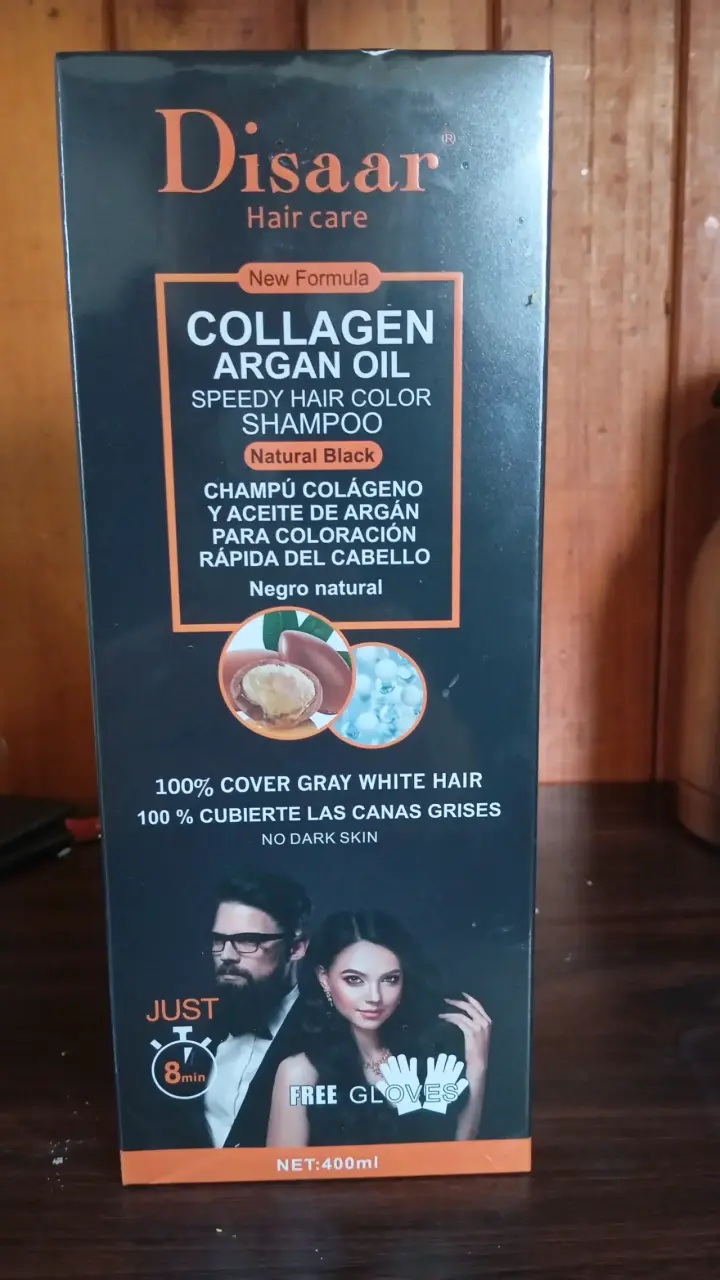 Shampoo coloración argán negro - 2