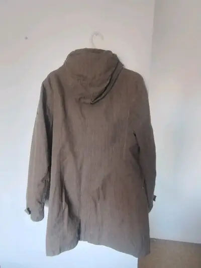 Abrigo gris con capucha Vaude - miniatura 2