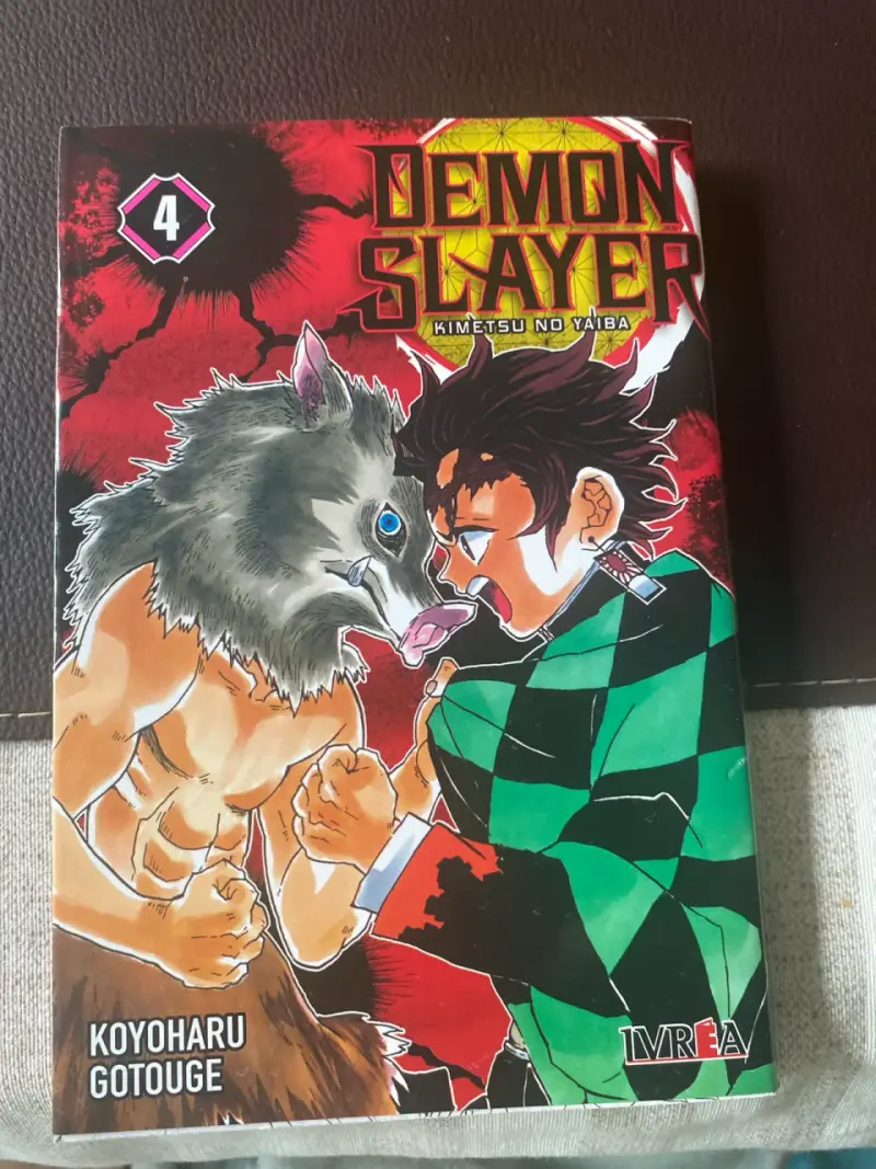 Demon Slayer manga tomo 4