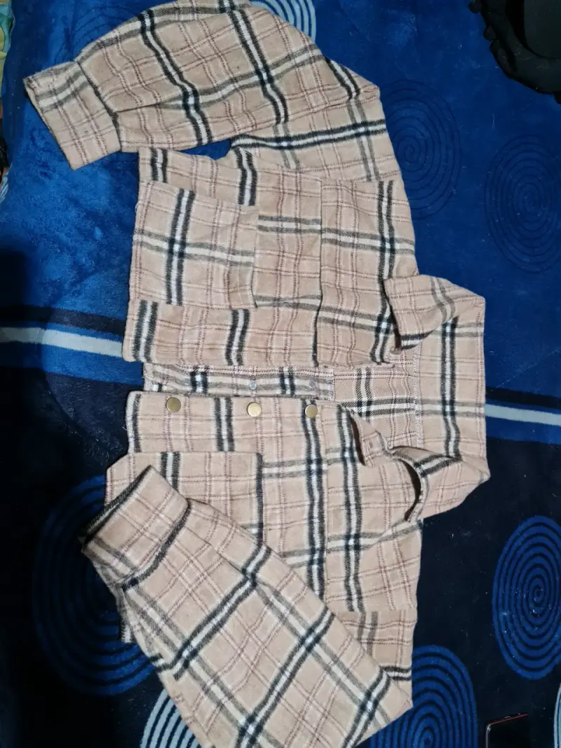 Cardigan tejido naranja mujer - 2