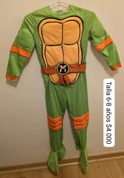 Disfraz Tortuga Ninja talla 6-8 - miniatura 1