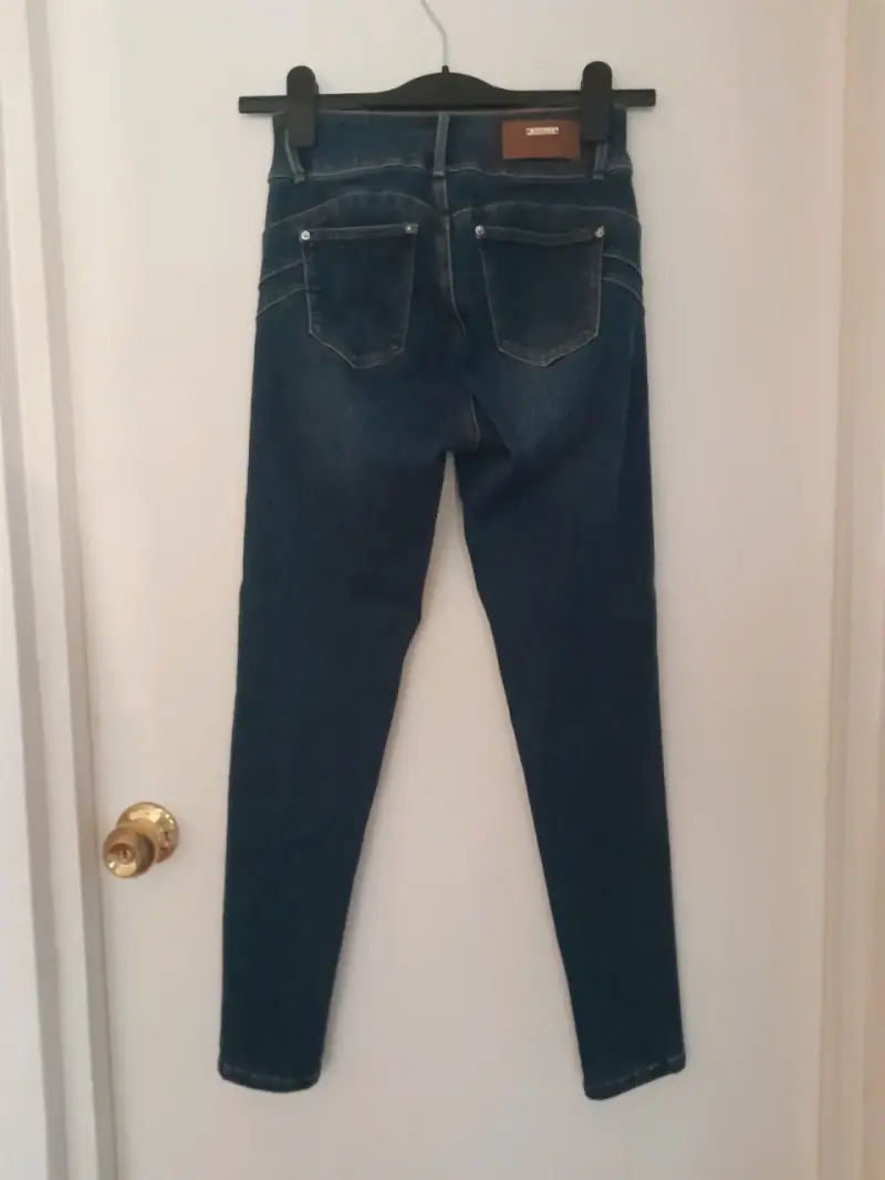 Jeans ajustados azul oscuro - 5