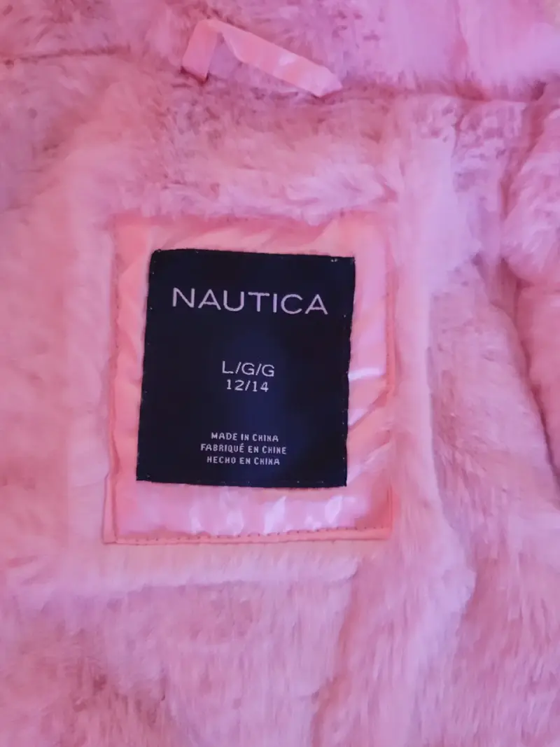 Abrigo rosado Náutica para invierno - 3