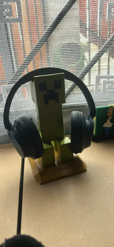 Creeper soporte de Audífonos impreso en 3d - miniatura 1