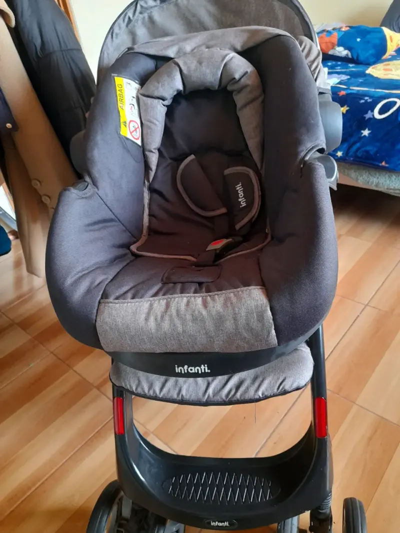 Coche para bebé gris infanti - 5
