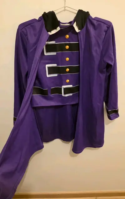 Disfraz infantil morado talla 6 - miniatura 2