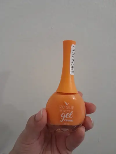 Esmalte efecto gel naranja Vogue - miniatura 1