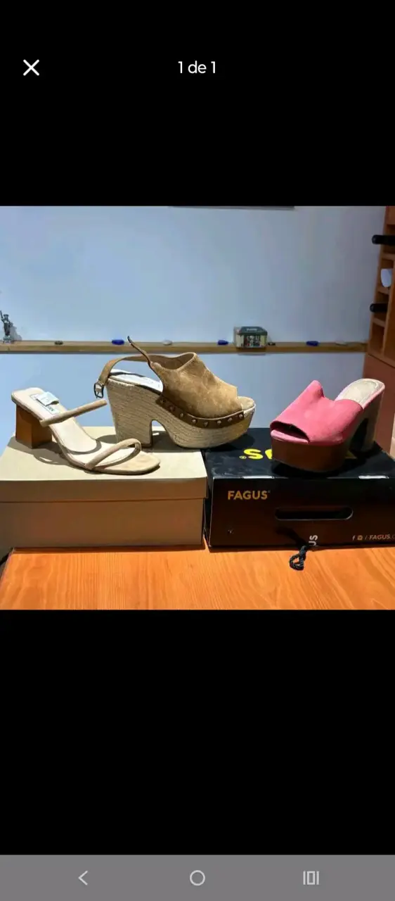 Zapatos de tacón variados