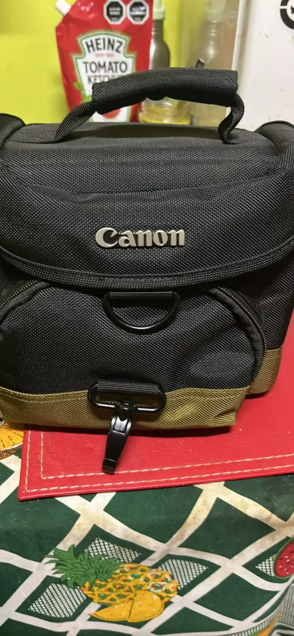 Cámara Canon con accesorios - 2