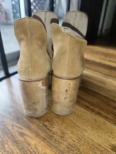 Botines de gamuza con flecos - miniatura 4