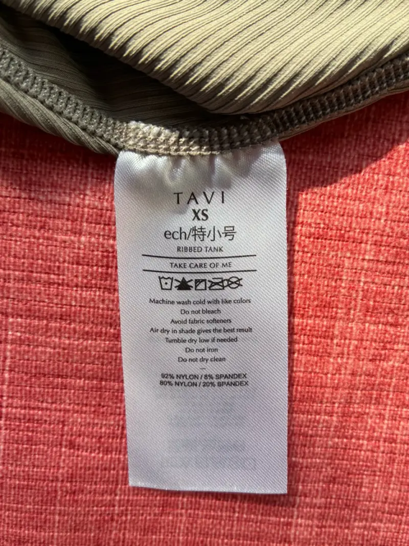 Polera Ribbed tank marca Tavi - 6