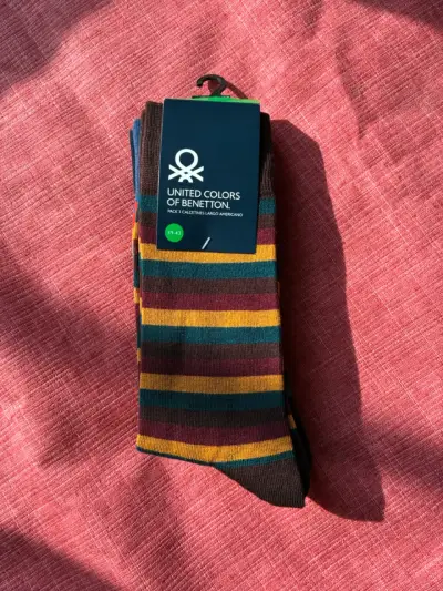 Calcetines rayados Benetton de hombre - miniatura 1