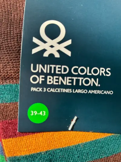 Calcetines rayados Benetton de hombre - miniatura 3
